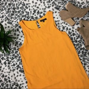 Honey Punch Mustard Yellow Shift Dress